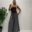 pantalone ampio con cintura pantagonna